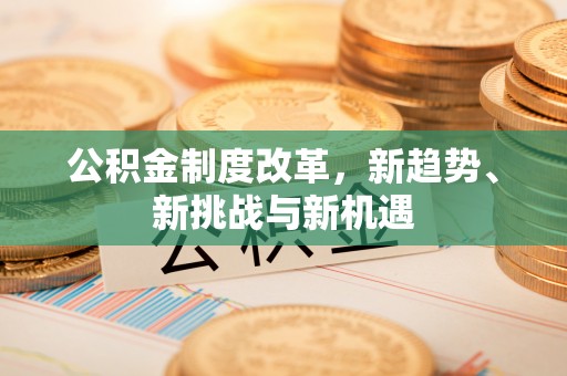 金华公积金制度改革，新趋势、新挑战与新机遇