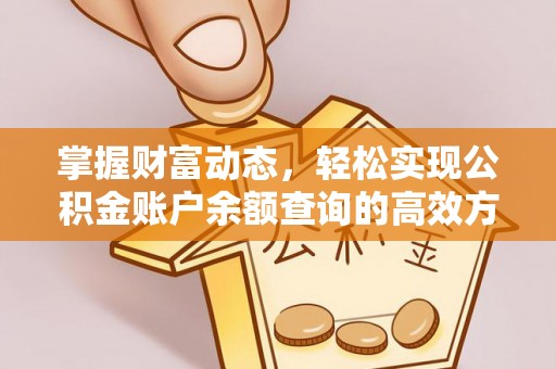 金华掌握财富动态，轻松实现公积金账户余额查询的高效方法