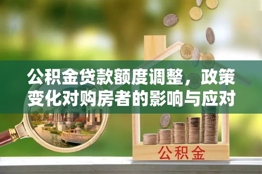 金华公积金贷款额度调整，政策变化对购房者的影响与应对策略