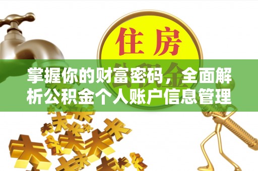 金华掌握你的财富密码，全面解析公积金个人账户信息管理