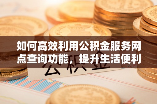 金华如何高效利用公积金服务网点查询功能，提升生活便利性