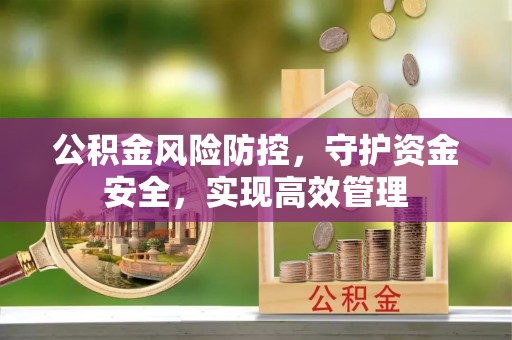 金华公积金风险防控，守护资金安全，实现高效管理