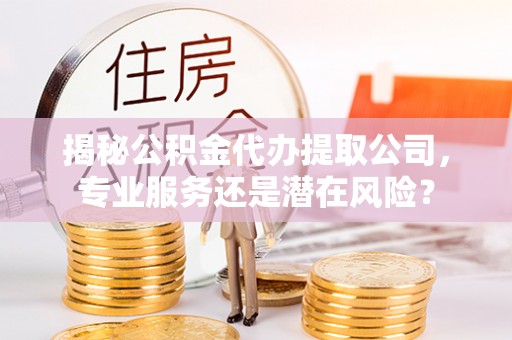 金华揭秘公积金代办提取公司，专业服务还是潜在风险？