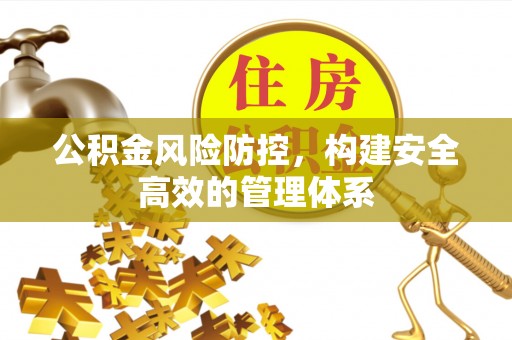 金华公积金风险防控，构建安全高效的管理体系
